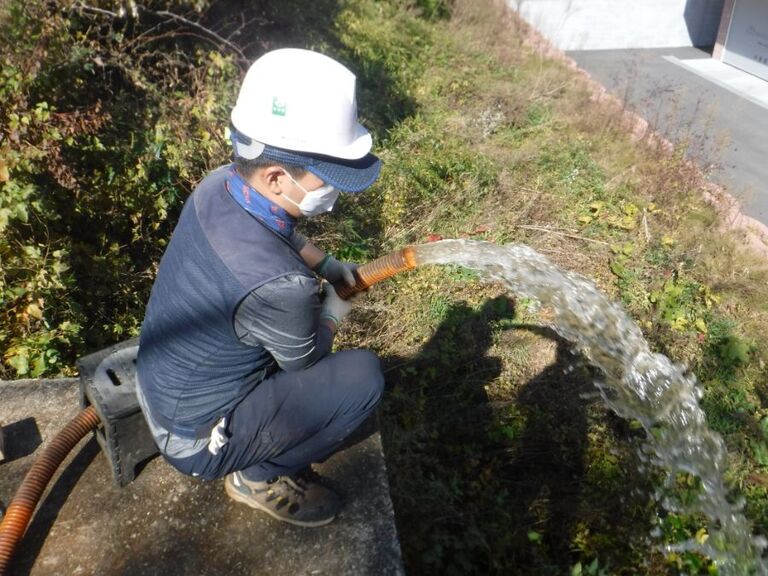 덕산온천 모터펌프 교체